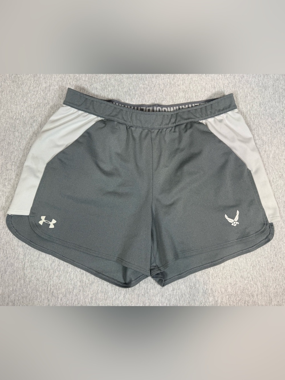 Under Armour Play Up 3.0 Air Force Shorts Gray Heather - Large